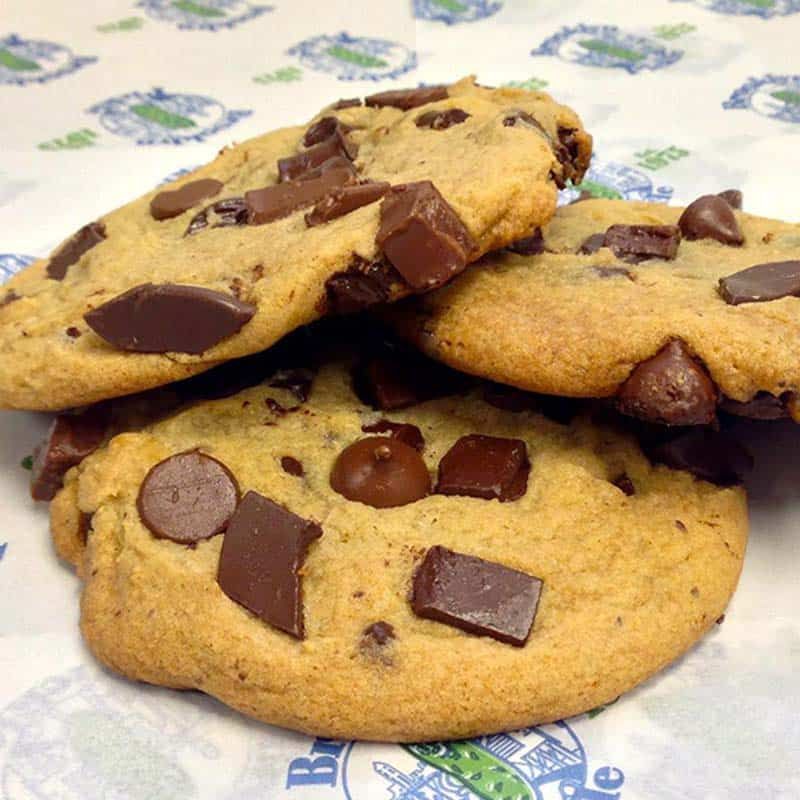 Jumbo chocolate chunk cookies